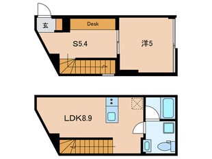 レクス武蔵小山の物件間取画像